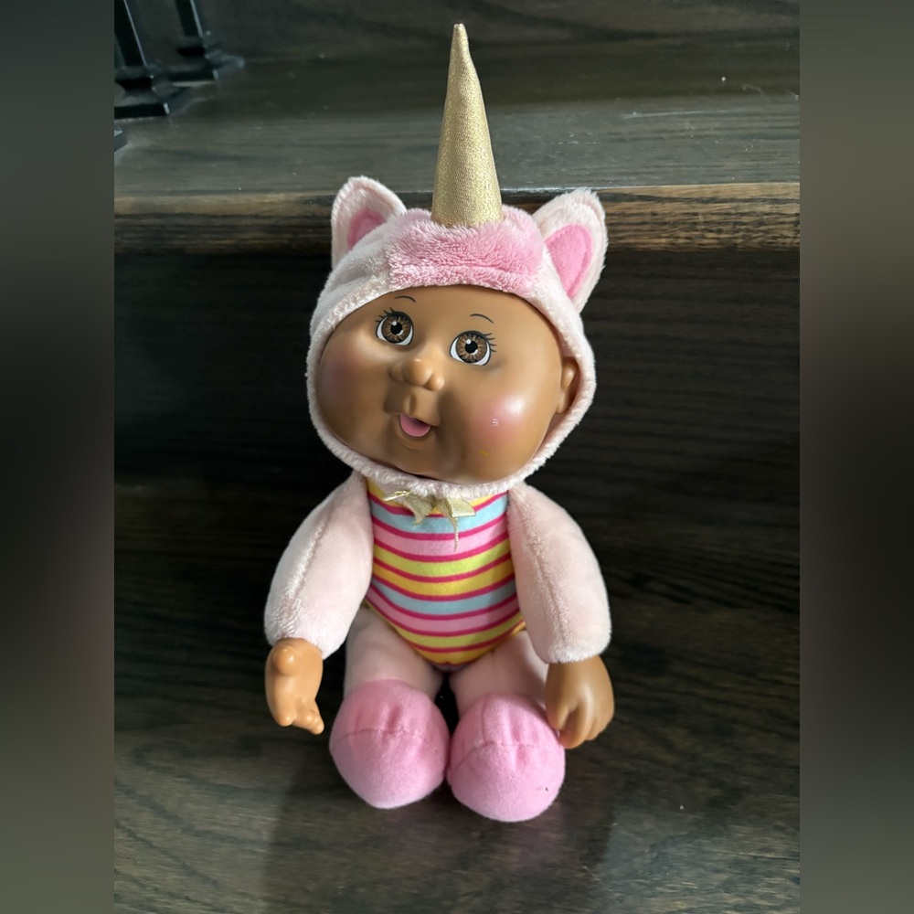 10” mini cabbage patch kids doll very good condition